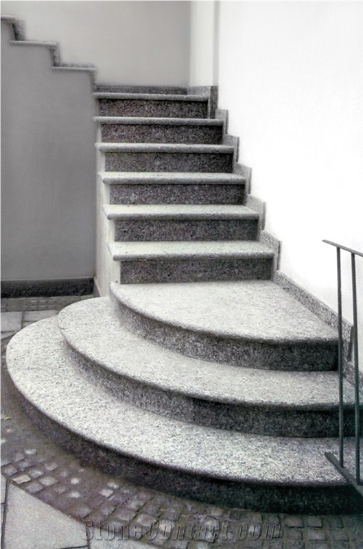 Serizzo Antigorio Scuro Stairs 40mm,Antique Finish