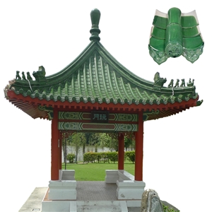 Chinese Outdoor Gazebo Antique Roofing Tiles