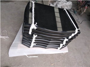 Real China Black Granite Headstone Well Packed for Sell