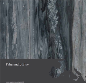 Palissandro Blue, Crevola Blue Marble