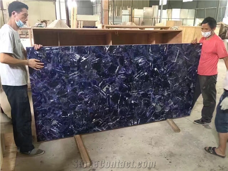 Natural Stone Large Polished Gemstone Lapis Lazuli