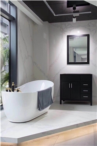 White Quartz Bath Top Vanity Top Bathroom Top Pref