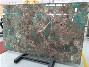 Luxury Brazil Green Quartzite Stone Amazon Green Slabs