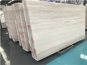 Cheap Wooden Vein Grey Marble Slabs