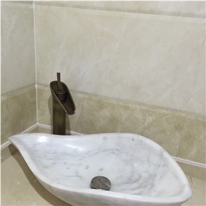 Guangxi White Marble Sink, China White Marble Sink
