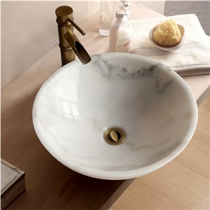 Guangxi White Marble Sinks,China White Marble Sink