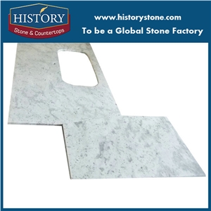 Amdrometa White Granite Kitchen Countertop