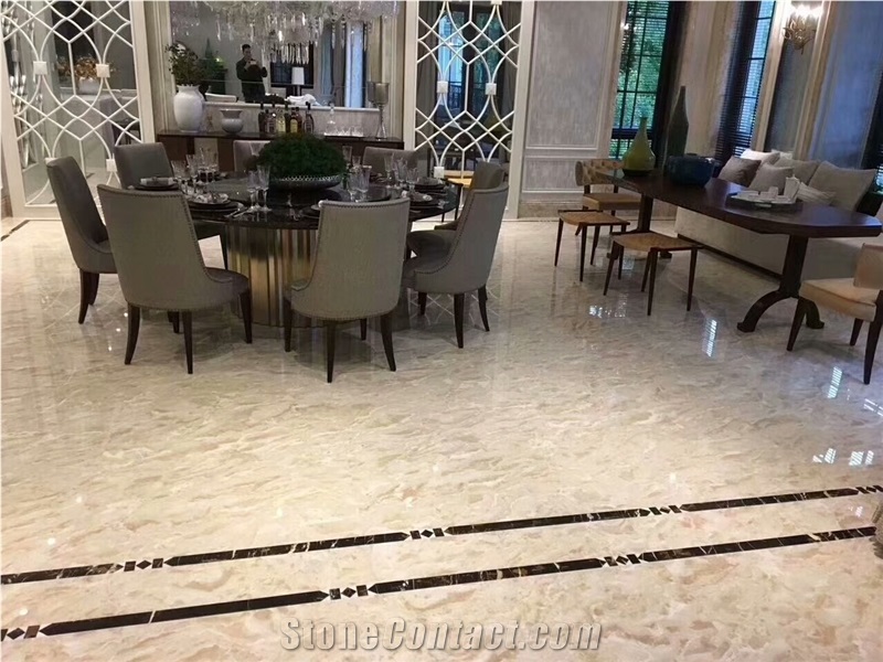 Cloudy Beige Marble for Wall and Floor Covering