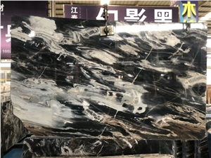 Dream Black Marble Slabs for Interior&Exterior