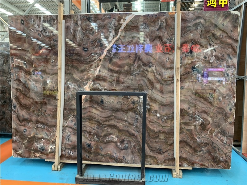 Venice Red Marble Slab