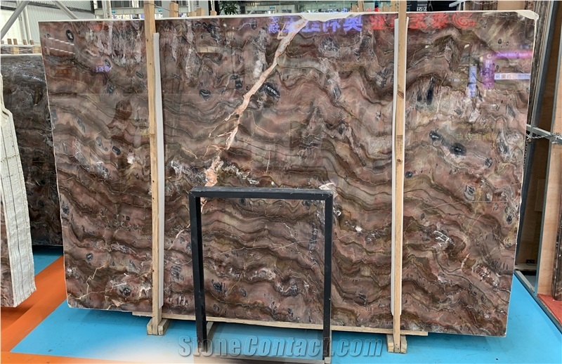 Venice Red Marble Slab