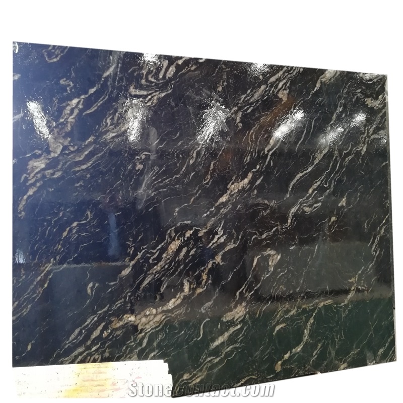 Black Cosmic Granite for Countertop and Big Slabs