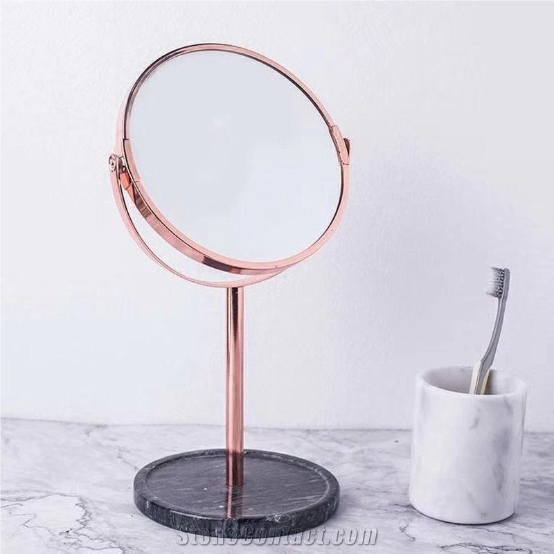 Cosmetic Make up Marble Makeup Mirror