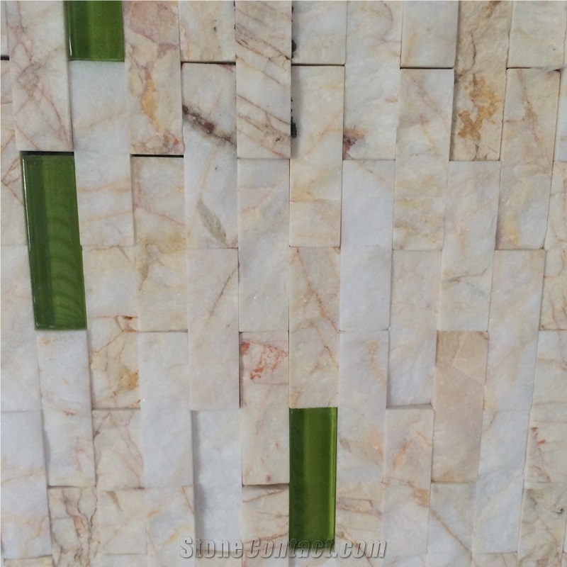 Gold Spider Marble Mosaic Wall Tiles