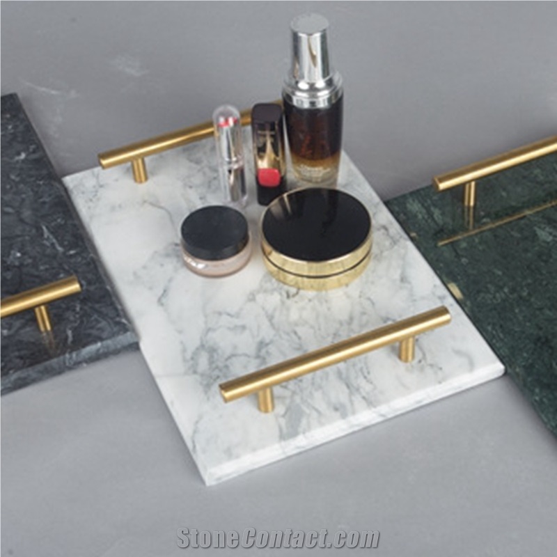 Marble Stone Restaurant Table Serving Tray
