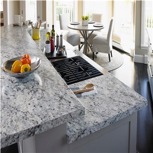 New Products Ice Blue Granite Prefab Countertops