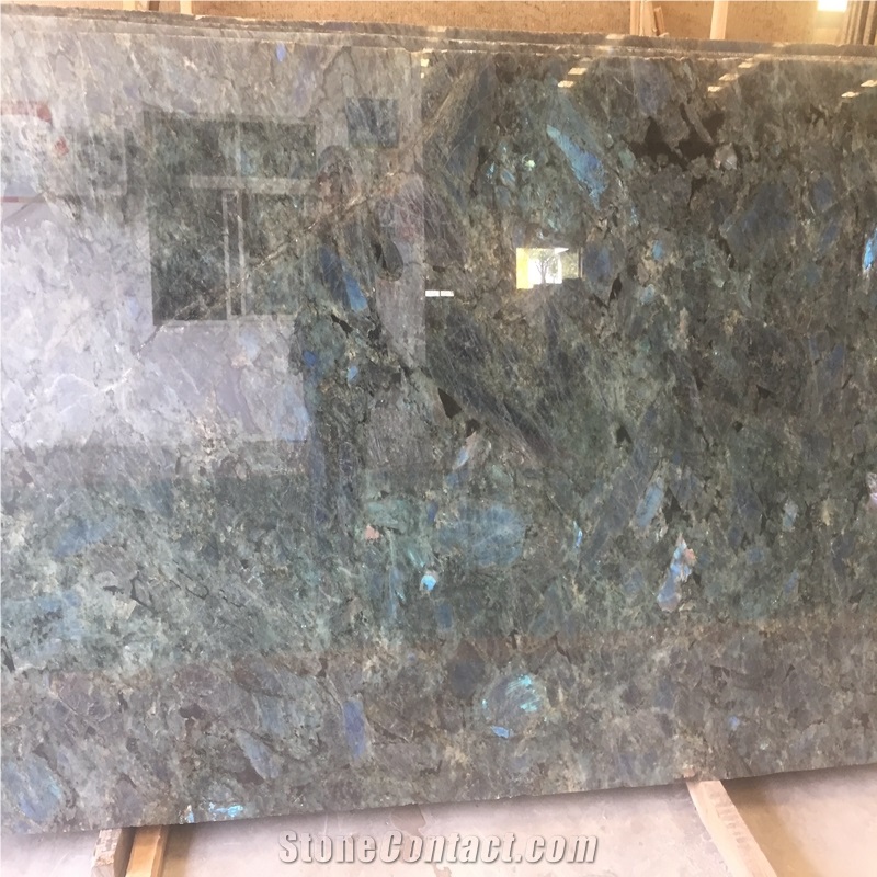 South African Lemurian Labradorite Blue Granite