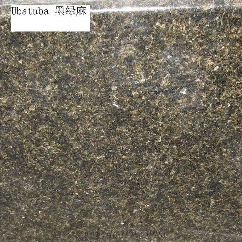 Verde Ubatuba Green Granite Slabs and Tiles
