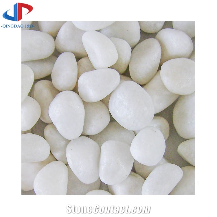 Snow White Pebbles, White Pebblestone