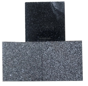 Hebei Local Black Granite Floor Covering Tiles