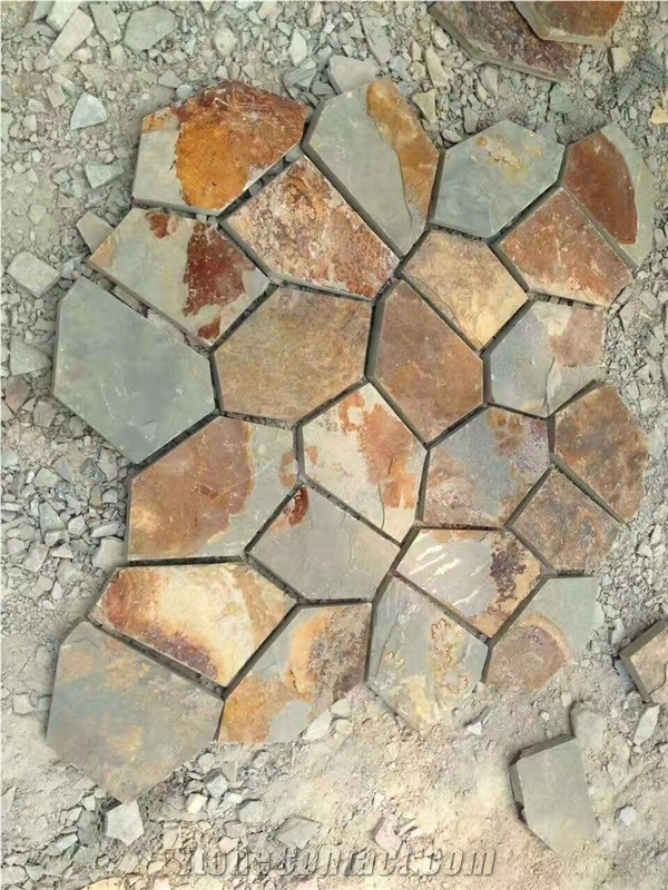Natural Stone Customized Flag Paving Stone Tiles