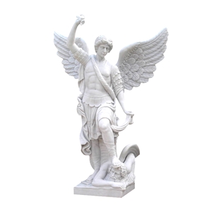 Natural White Marble Religious Sculpture