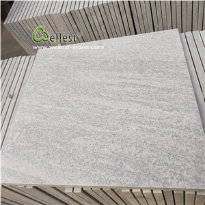 Elegant White Quartzite Pool Deck Stone Tile