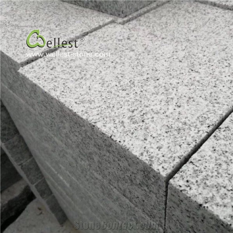 Hubei New G603 Granite Bush Hammered Paving Brick