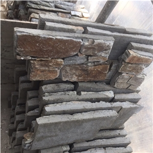 Rusty Quartzite Cement Backed Stone Veneer