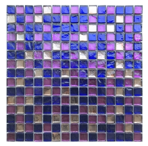 Fargo Marble Polished ,Metal Glass Mosaic Tile