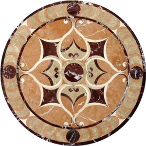 Cheap Marble Round Floor Pattern Medallion