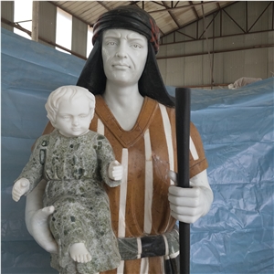 Children Human Sculptures, Handcarved Statues