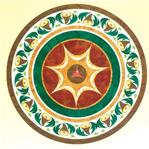 Large Indoor and Outdoor Floor Pattern Medallions