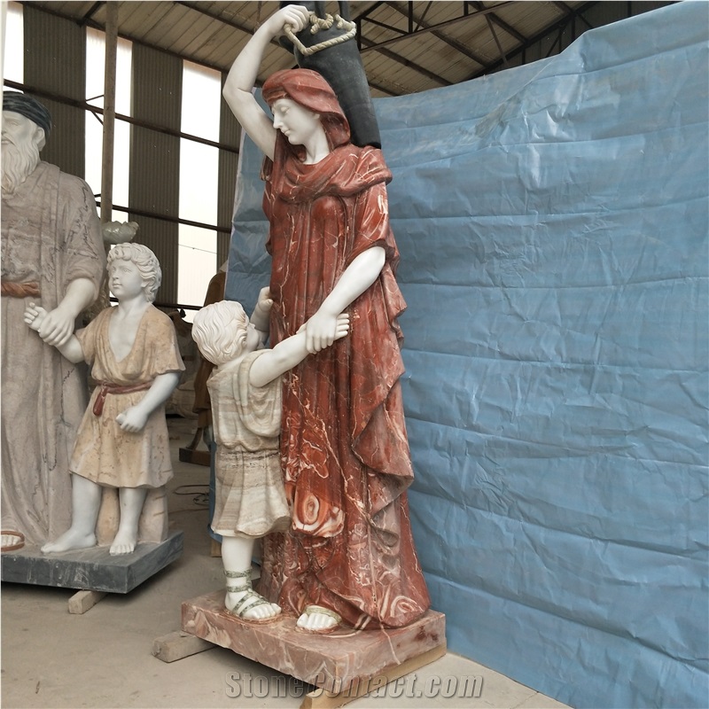 Religious Children Statues, Handcarved Sculptures