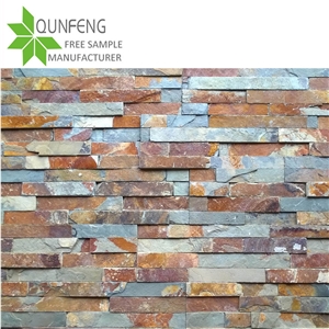 China Cultured Panel Slate Stone Wall Cladding