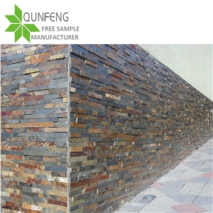 China Rusty Slate Stone Veneer Wall Culture Stone
