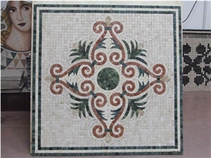 Marble Mosaics Artsluxury Medallion Square Ariston