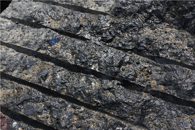 Volga Blue Labradorite Granite Block