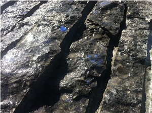 Volga Blue Labradorite Granite Block