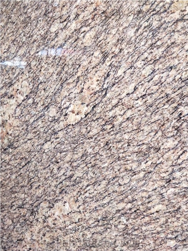 California Golden Granite Stone Slabs Tiles Wall