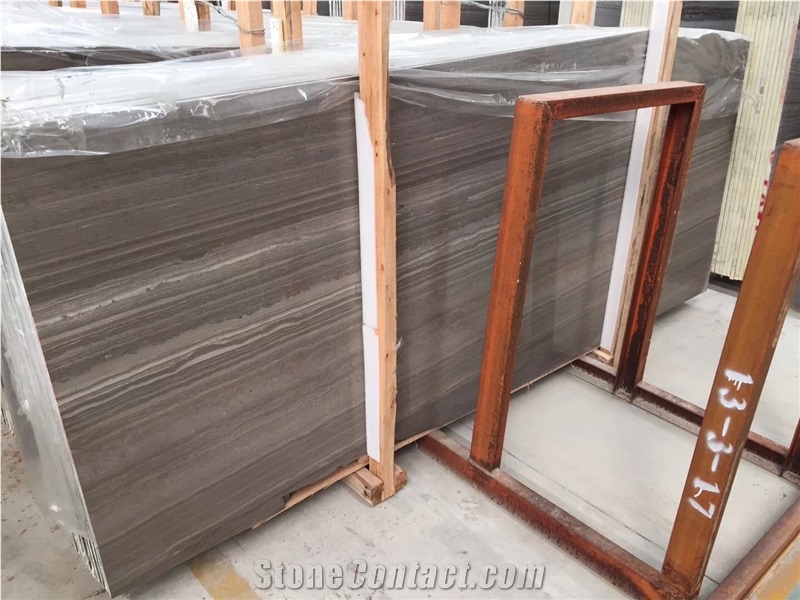 Coffee Wooden Marble Stone Polished Floor Tiles