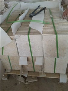 Beige Limestone Tile Slab for Wall Floor Cladding