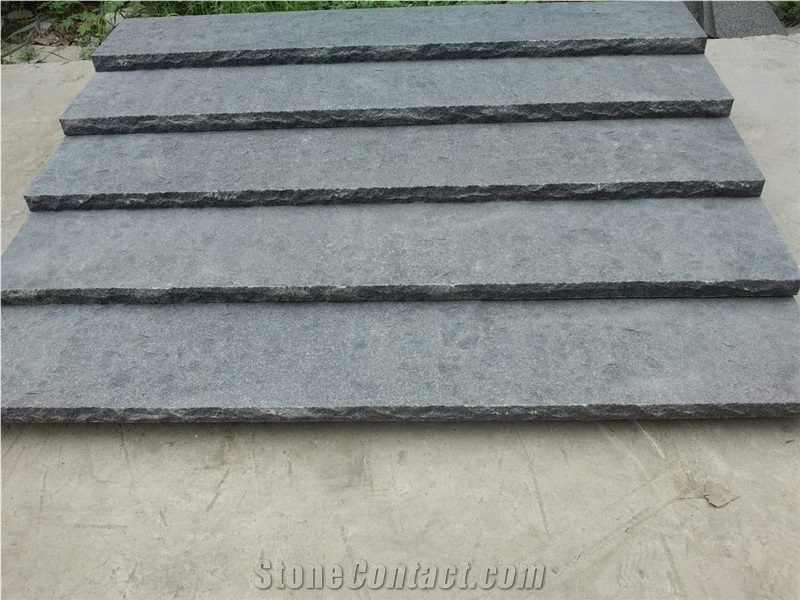 Black Granite Stairs Risers,Step Indoor