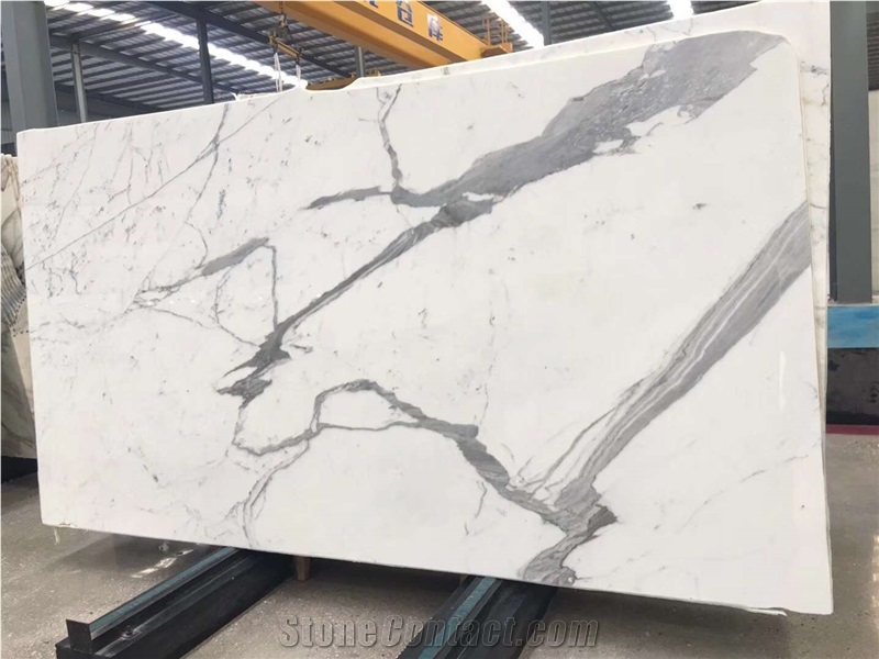 Calacatta Italy White Marble for Wall Cladding