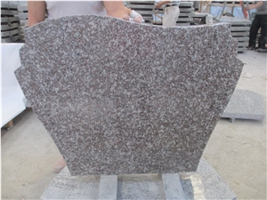 G664 Slovakia Red Granite Gravestone Headstone