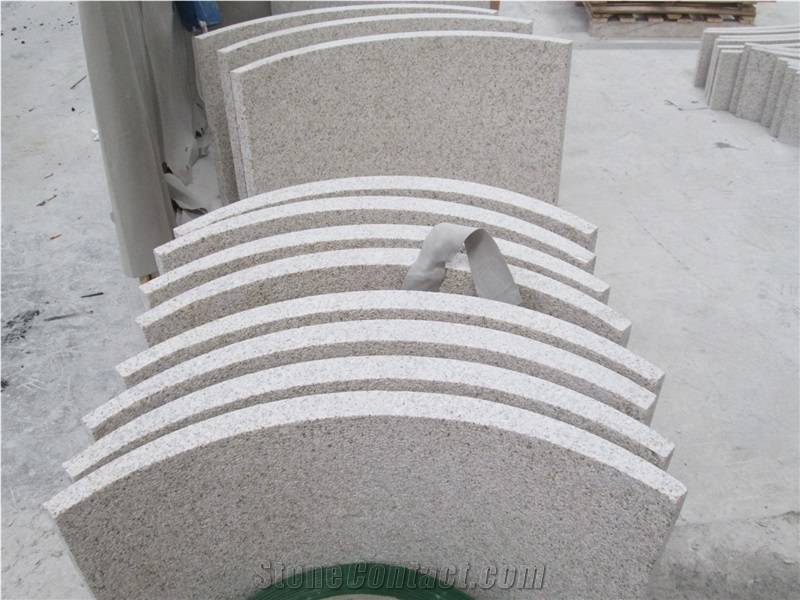 G682 Granite Arc Panels China Honed