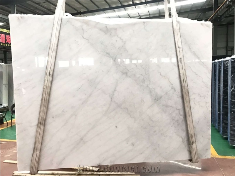 Guangxi White Marble Tiles Slabs China Polished