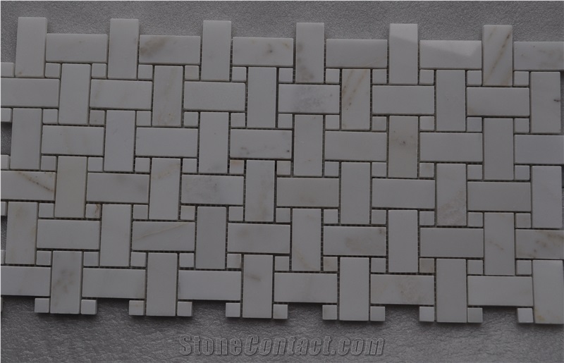 Orient White Marble Mosaic China for Bathroom