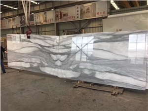 Rain Clouds White Marble Slabs Tiles China Grey