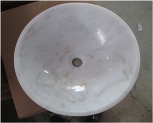 Round Marble Basin Sinks Wash Bowls Bathroom Sinks